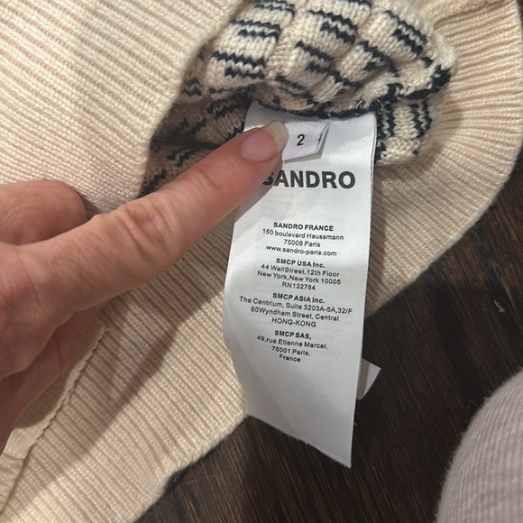 SANDRO CARDIGAN SWEATER - Picture 3 of 3